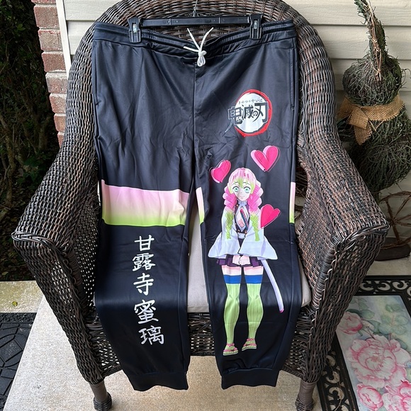 Mitsuri Kanroji Jogger Pants Custom Anime Kimetsu Sweatpants 3XL - Picture 5 of 16